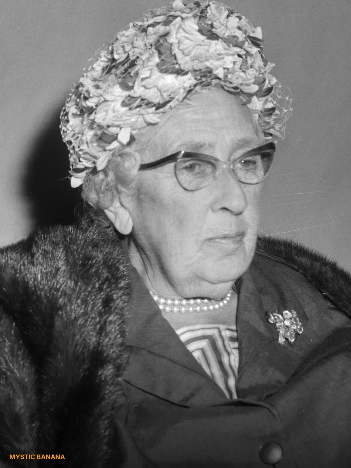 Agatha Christie birth chart portrait