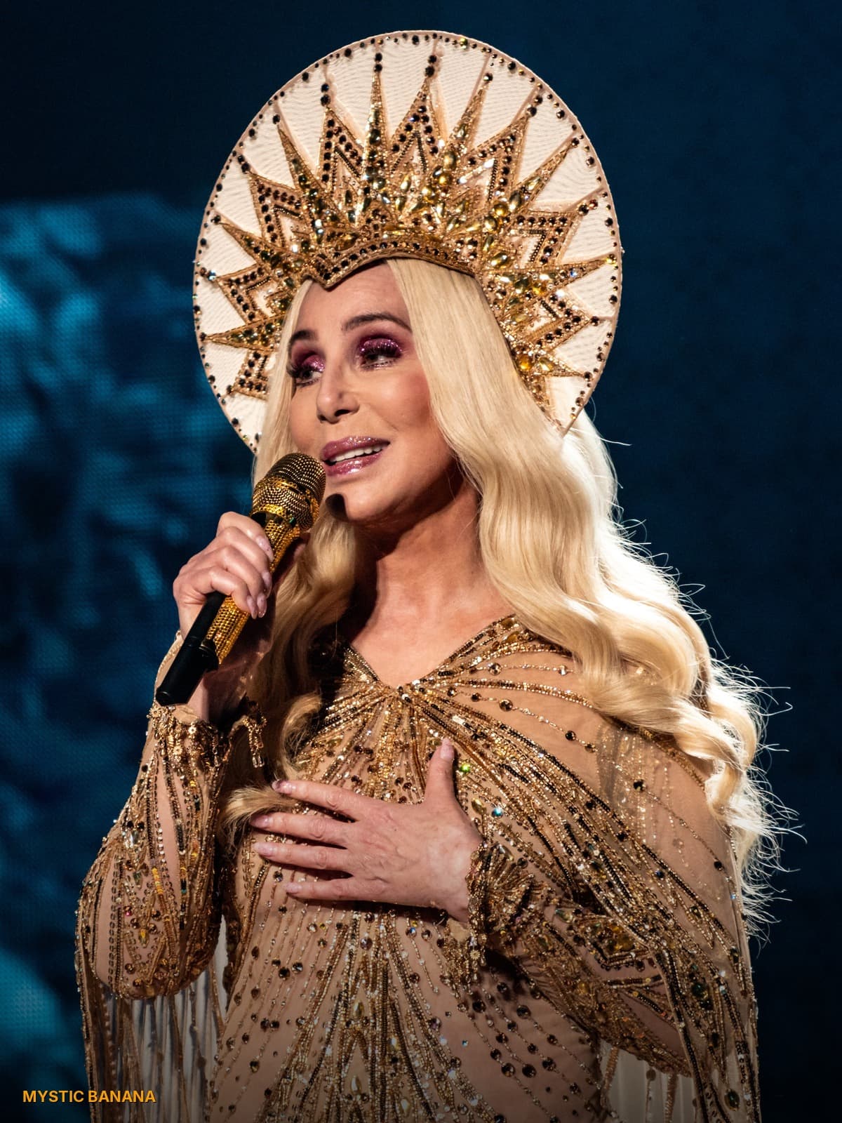 Cher birth chart portrait